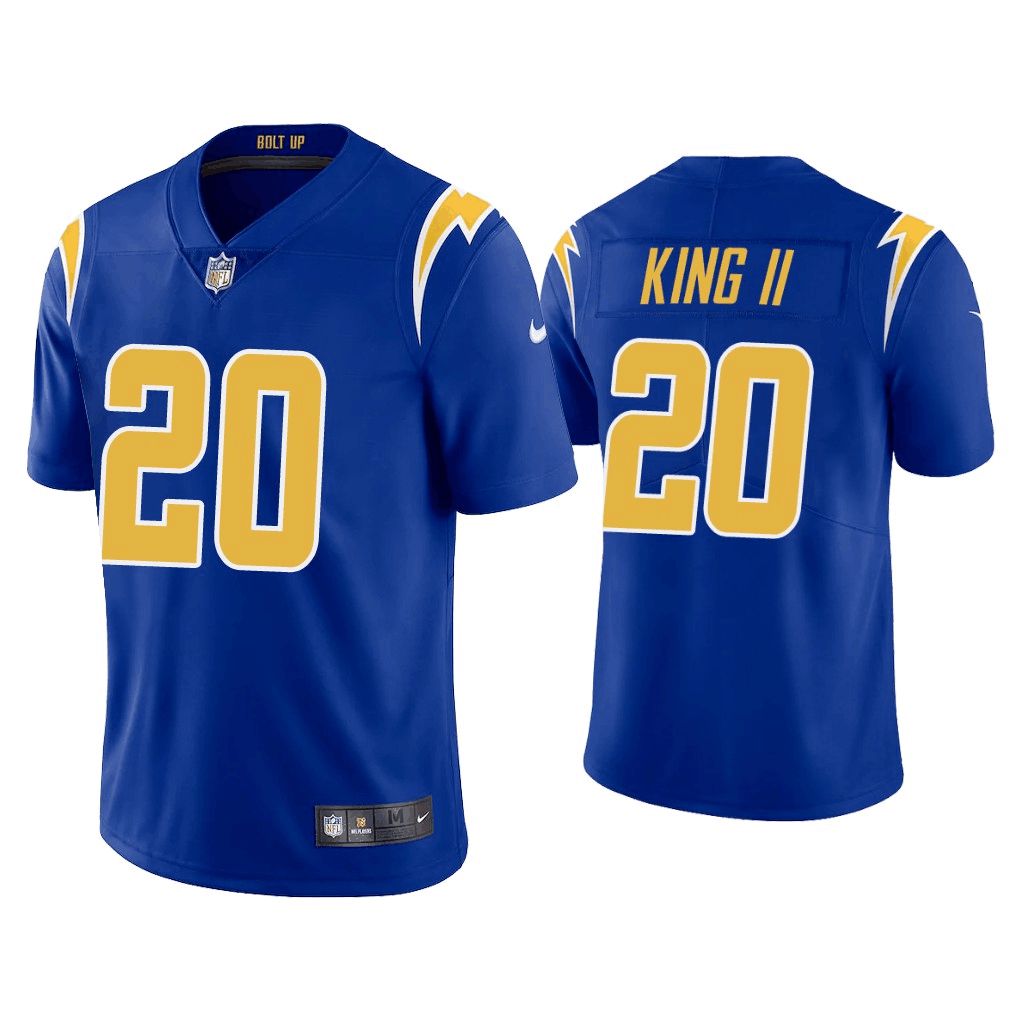 Men Los Angeles Chargers 20 Desmond King Nike Royal Limited NFL Jersey